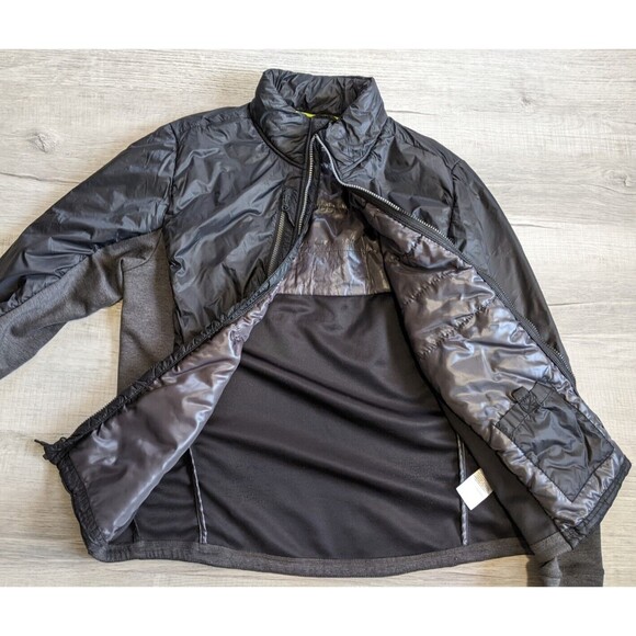 Google Chrome Logo Chromebook Official Men’s Coat Jacket Sz M Black Gray - Picture 5 of 8